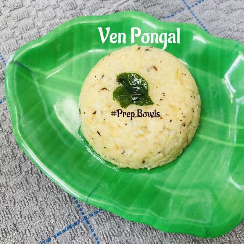 Ghee Pongal Venn Ven Pongal Rice With Moong dal Temple Style Ven Pongal Nei Pongal Recipe