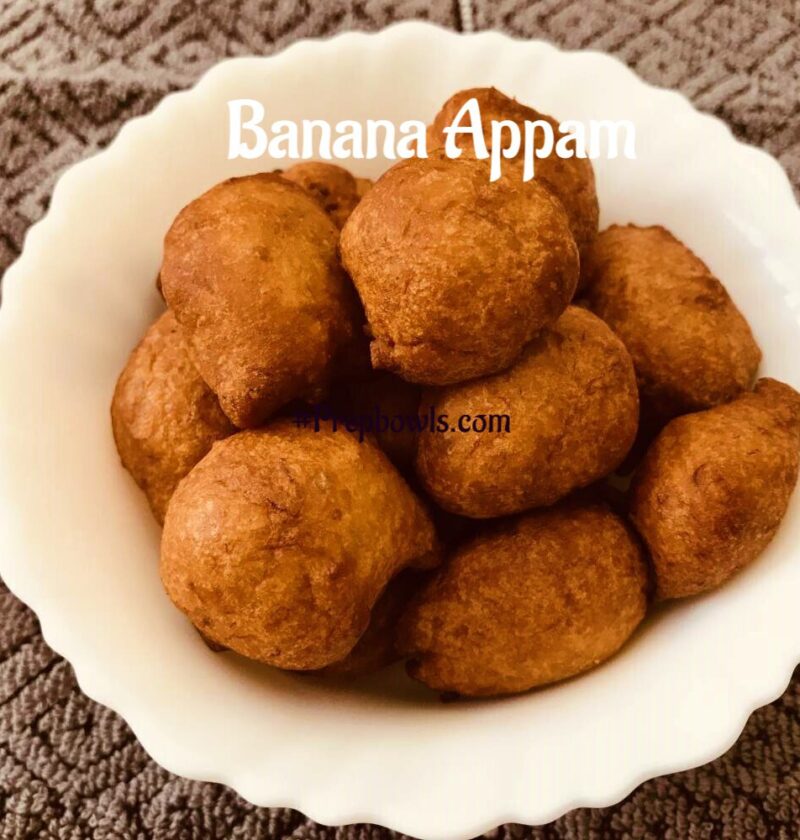 Instant Banana Appam vazhaipazham Paniyaram Indian Sweets Less Ingredients Sweet Recipe Less Time Indian Sweet