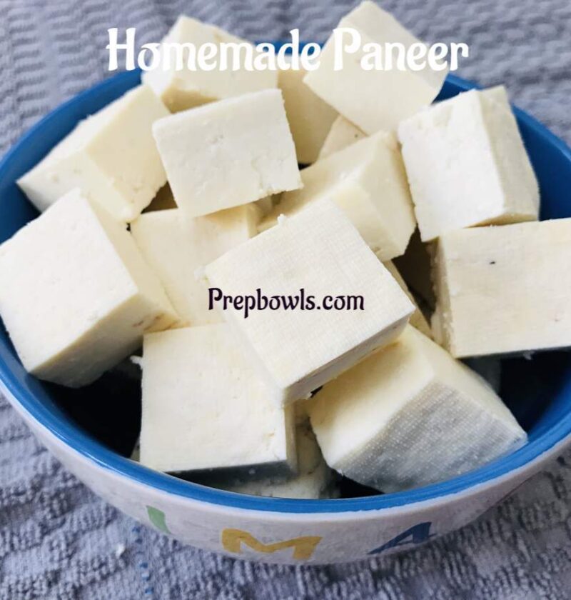 How To Make Easy Homemade Paneer Home Indian Cottage Cheese Perfect Cut